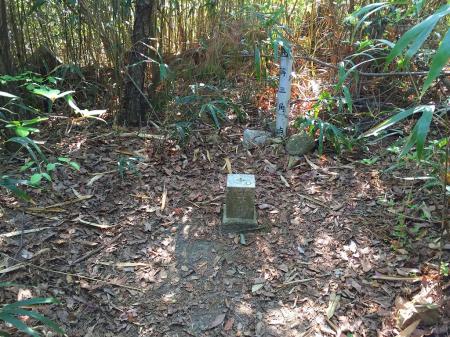 落葉山の三角点。三角点ではなく「基本」と書いてあったが、よくわからない＾＾；