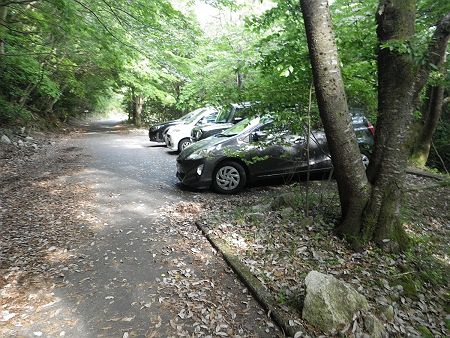 駐車場所へ戻ってきた。波乱万丈な山行だったけど、本当にお疲れさまでした