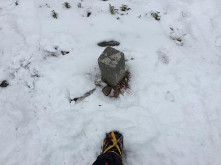 綿向山の三角点パシャリッ