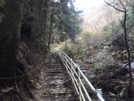 少ししたら急登がはじまる