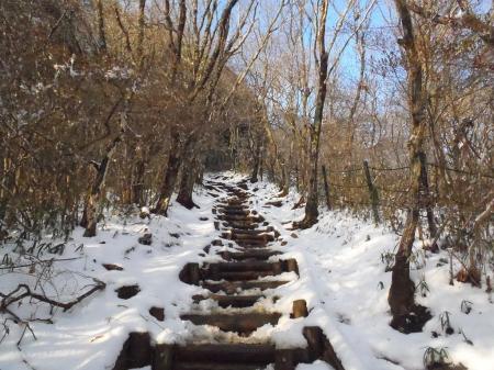 青空がでてきた。雪とコラボすると綺麗。