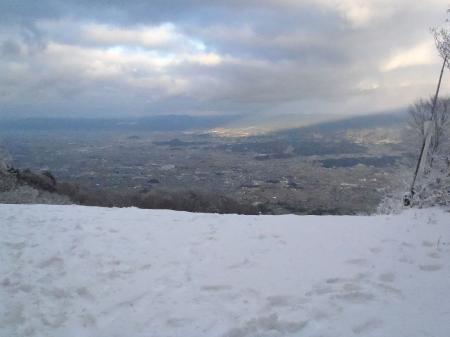 テイクオフ場から奈良側の展望