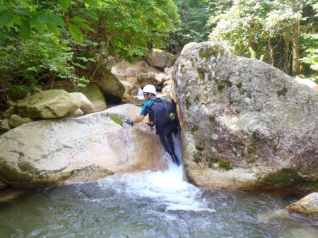 さぁ沢登りスタート！