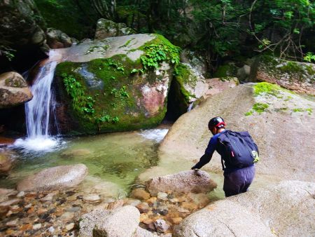 ここから入渓する
