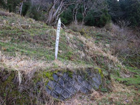 手前の広くなった路肩に車を駐車して、東尾根コース登山口からスタート