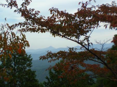 高見山が見えていた