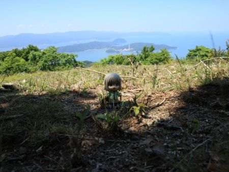 今度は雪村あおいちゃんと展望を撮影しておいた