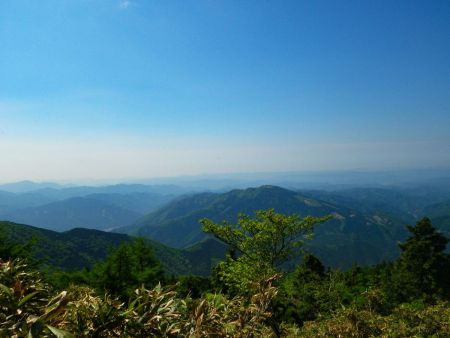 瀬戸内海が見えないかなんとか霞み除去してみたけど、見えないねえ～まあかなりここから瀬戸内海は遠いしね
