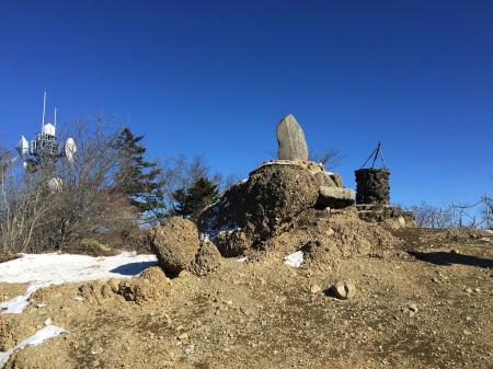 三つ峠山頂が見えた