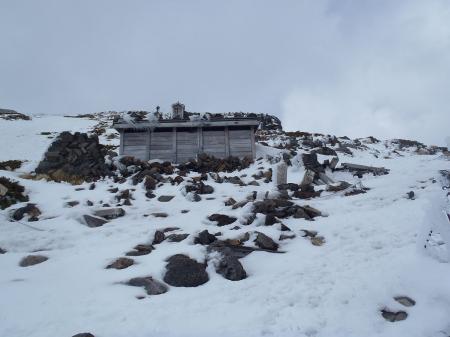 息切れしながら九合目に到着