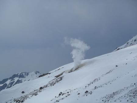 噴煙があがっていた