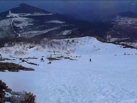 高度感が感じられる滑り