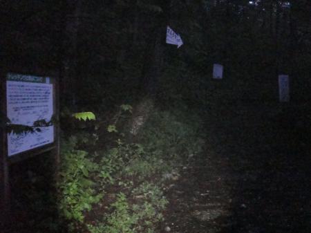 長い登山のスタート