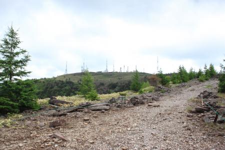 あの電波塔のところを目指す