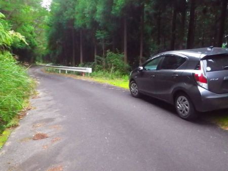 駐車ポイントまで戻ってきた。明日もあるんだけど、今日はお疲れ様でした