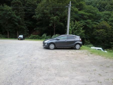 駐車場まで戻ってきた。下山は長い行程になってしまった。本日はお疲れ様でした