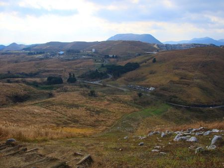 振り返るとなんだか別世界にいるような感じの風景だった