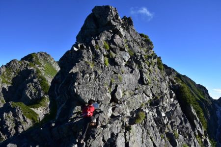 このトラバースは余裕でいけた