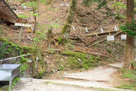 山頂まで4km！？でも地図みるとそんな距離なさそうだったけど・・・