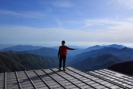 おもわずここの展望台からの景色がよくて、撮影したくなってお願いしました
