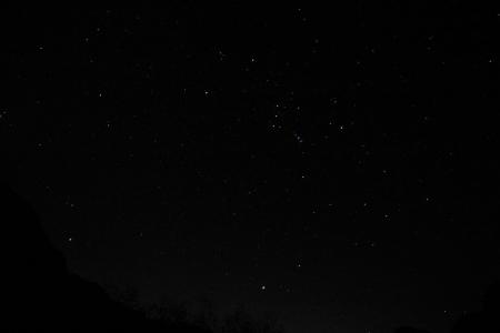 ババ平から見える満天の星空