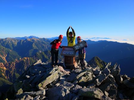 せっかくなので3人で記念撮影。この3人で撮影するのは何回目だろうか！？