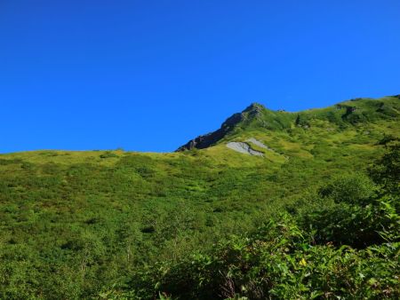 下山時、なんかいい感じの山があったので撮影