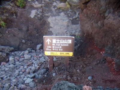 山頂まであと3.8kmだが標高差はかなりのものだ