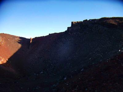 御鉢巡りは簡単だと思っていたけど、富士山の御鉢は結構長い