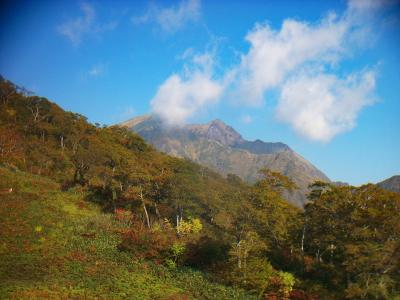 山頂のほうはガスっぽいけど、とりあえず天気はいい