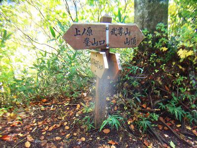 手小屋沢避難小屋分岐。あともうひと頑張り