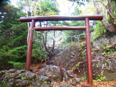 しかし、鳥居があちこちにある山だ。さすが神に祭られた山というだけのことはある