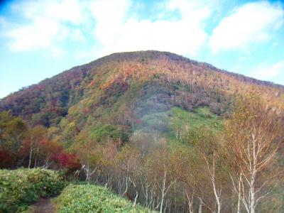 大タルミまできて赤城山を振り返る。結構下りてきたんだな