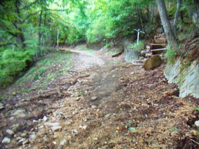 ここで分岐。右側へ