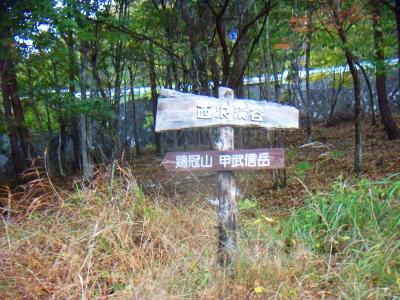 西沢渓谷から甲武信ヶ岳へ登るが今回は距離もかねて覚悟している