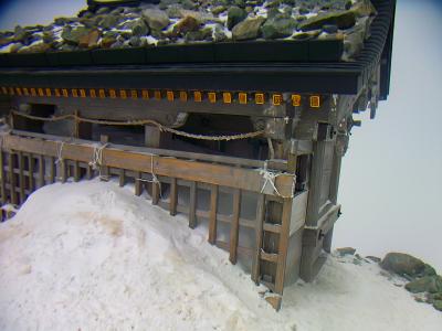 神社もこの通り雪に覆われていた。いつの日かここで結婚式したいなって思ってるんよね