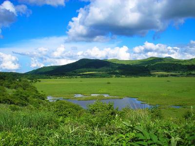 八島高原を眺めてみる。本当はこの高原から車山に登るルートもあるらしいけど時間がないので望むだけ