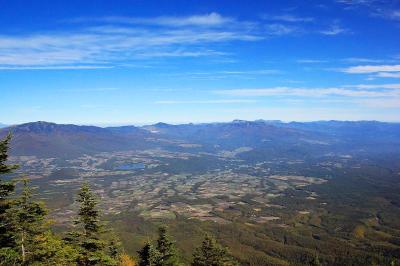 北側も何が見えてるのかわからないけど草津白根山方面だろうね