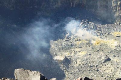 ガス噴出してきた