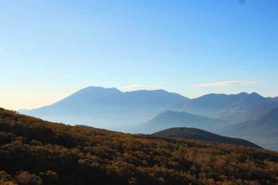 向こう側に見えているのは浅間山だろうか！？方角的に忘れた