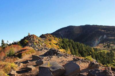 ここで視界が開けた場所にでる