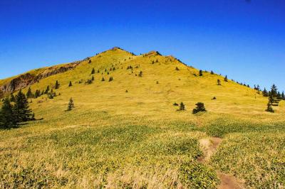 大隙間より根子岳。美しい！！