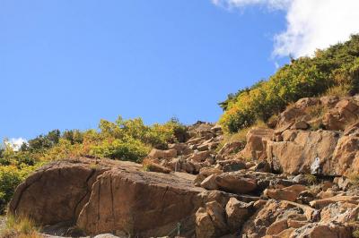 森林限界を出たら快晴！