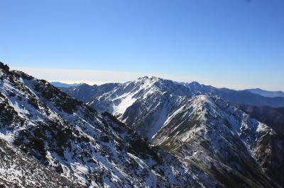 向こう側は間ノ岳かな