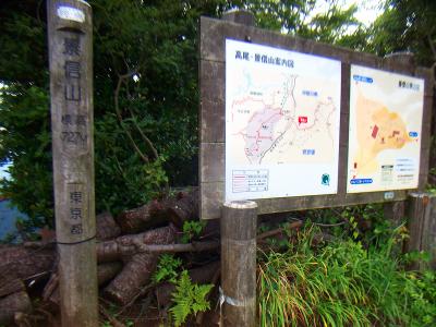 景信山山頂(727m)に到着