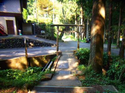 下ったところに鳥居があった。ほとんどの山がなんかで祭られてるんやね。ここから道路歩きになる