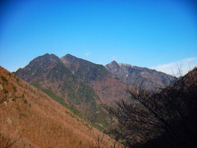 これはバリゴヤかな！？行者還岳にしては形が違う