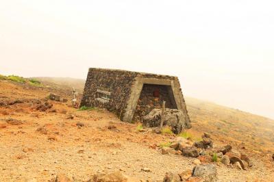 熊野岳避難小屋！？があった。噴火したらここがシェルターになるのかな！？
