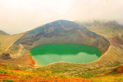 ガスがはけたので御釜を撮っておく
