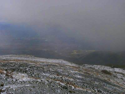 下界が少し見えてきた。ガスはけるんじゃないかな